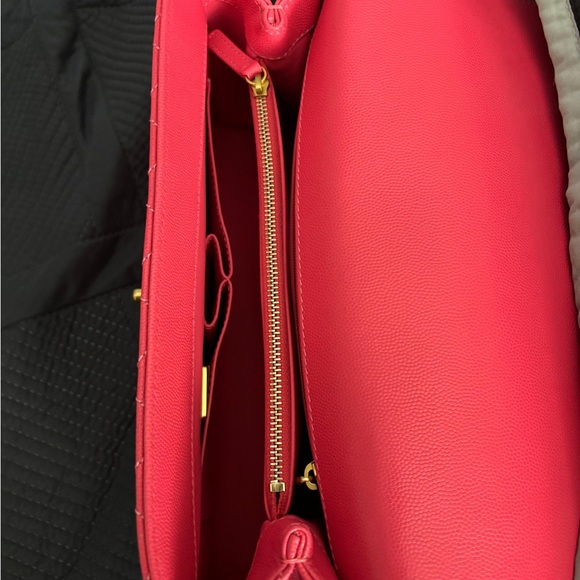 Chanel Dark Pink Quilted Top-Handle Flap Bag - Picture 4 of 10